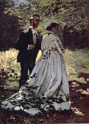 Les Promeneurs Claude Monet